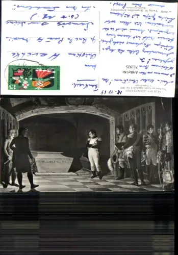711925 Künstler AK Ponce Camus Napoleon a. Grabe Friedrich d. Großen Schloss Arenenberg Adel Geschichte