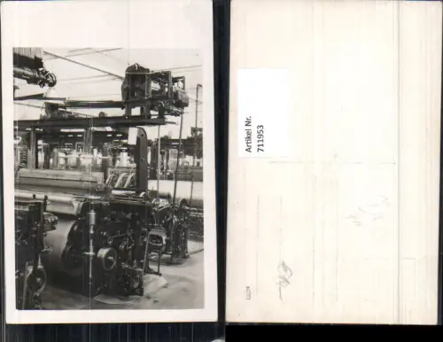 711953 Foto AK Grob Textile Horgen Kanton Zürich Schweiz Webblattfabrik Webstuhl Technik