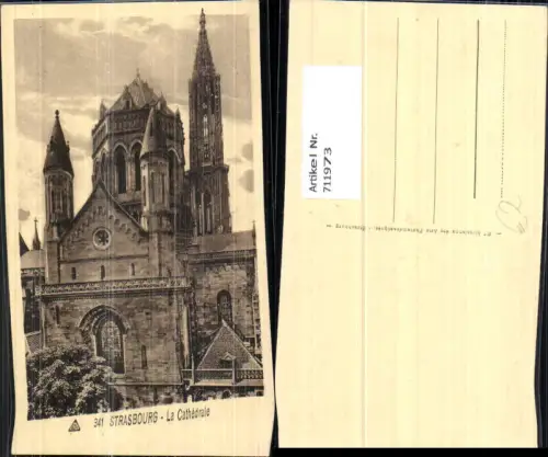 711973 Strasbourg La Cathedrale Straßburg Kathedrale Bauwerk