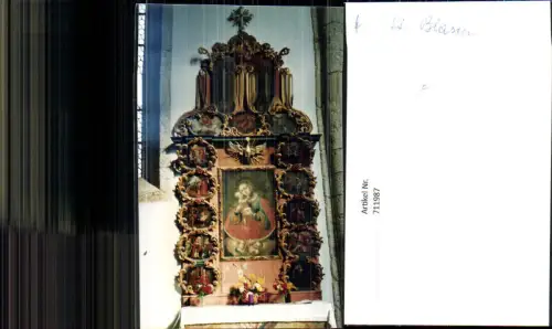 711987 Kirche Bauwerk St Blasien Gnadenbild Detailansicht