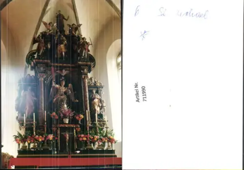 711990 Kirche Bauwerk St Michael Altar Detailansicht