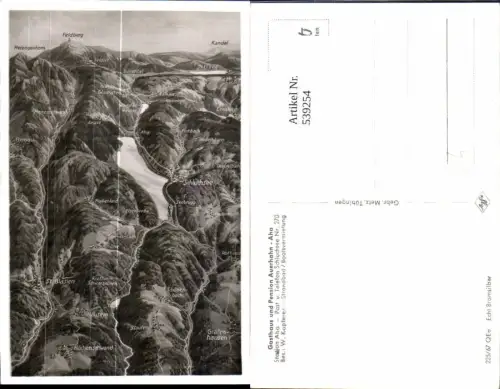 539254,Landkarten AK Schluchsee Seebrugg Blasien Staufen Loch Eisenbreche