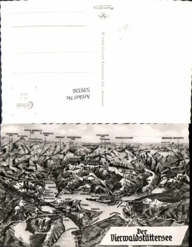 539336,Vogelschau AK Vierwaldstättersee Weggis Arth Immensee Zug Flüelen Winkel