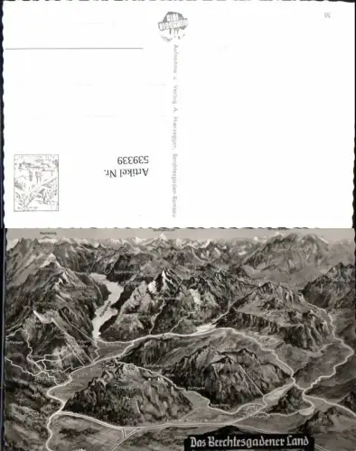 539339,Vogelschau AK Berchtesgaden Reichenhall Unterau Schellenberg Thumsee
