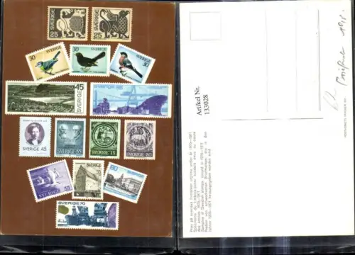 133028,Briefmarkensprache Schwedische Briefmarken Swedish stamps 1970-1971