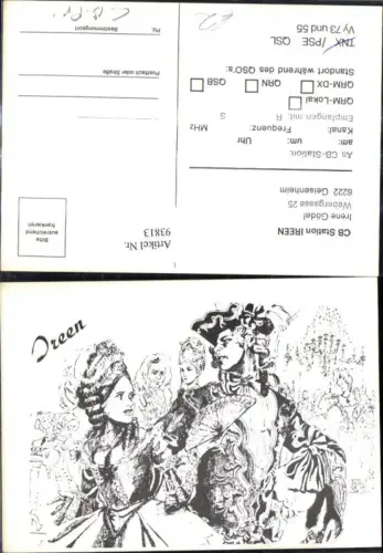 93813,QSL CB Karte Geisenheim Ireen