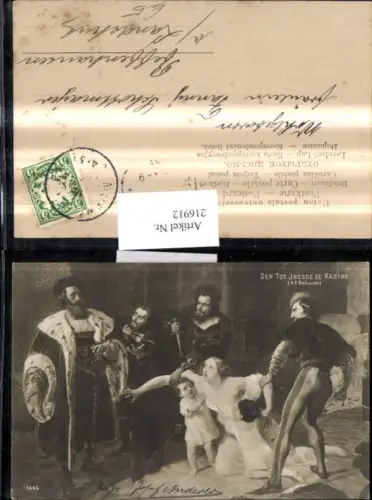 216912,Liedkarte Der Jot Jnesse de Kastro