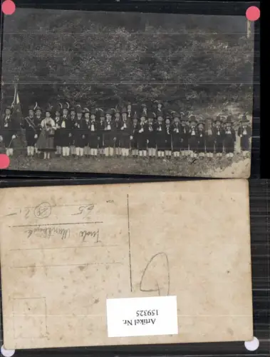159325,FotoAK Kapelle Trachten Musikkapelle Trachtenkapelle Tiroler Tirol 1915