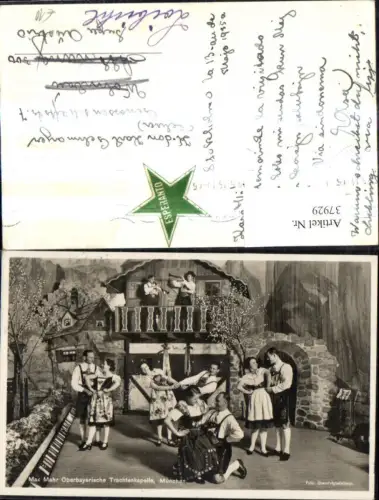 37929,Foto Ak Oberbayr. Trachtenkapelle Max Mahr München Musikanten Musik