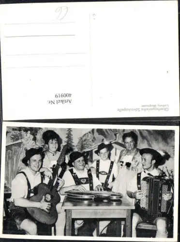 400919,Oberbayerische Schaukapelle Ludwig Stegmaier Zither Ziehharmonika Trachtenkapelle