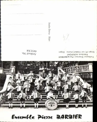 445238,Foto Ak Ensemble Piezze Baribier Dijon Trachtenkapelle Kinder Musik