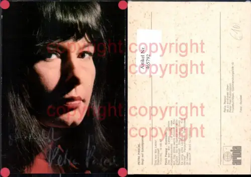 465792,Petra Pascal Kontraste Ariola Musiker Autogramm