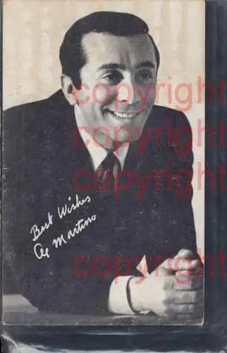 465831,Musiker Al Martino Autogramm