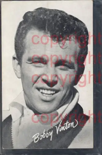 465832,Musiker Bobby Vinton Autogramm