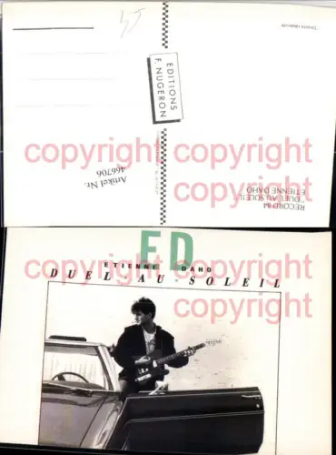 466706,Musiker Sänger Etienne Daho Gitarre Auto