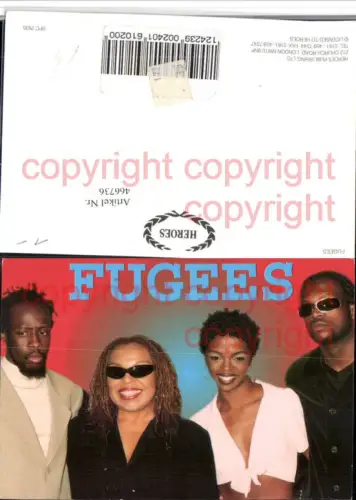 466736,Musiker Band Fugees Sonnenbrille