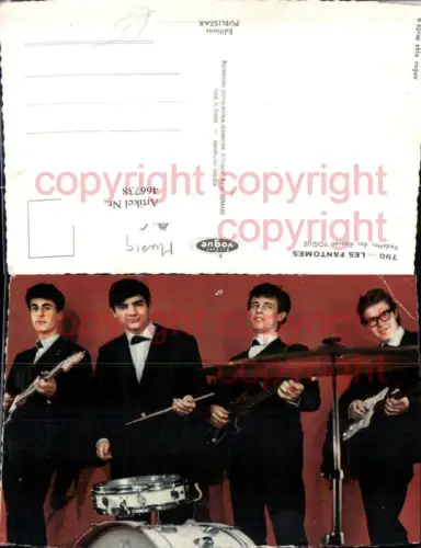 466738,Musiker Musikgruppe Les Fantomes Gitarren Schlagzeug