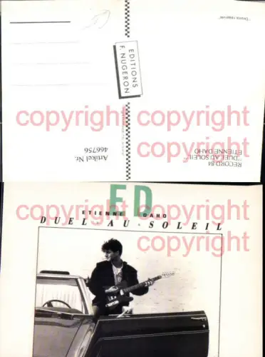 466756,Musiker Sänger Etienne Daho Zigarette Gitarre Auto