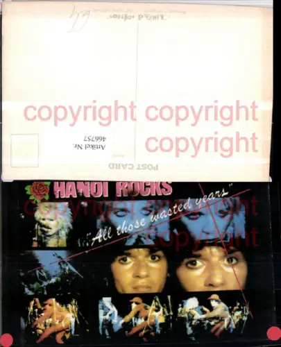466757,Musiker Band Hanoi Rocks Mehrbildkarte