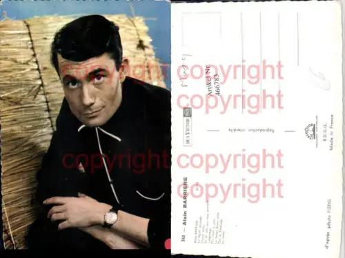466783,Musiker Sänger Alain Barriere Portrait Uhr