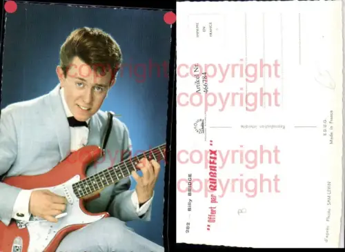 466784,Musiker Billy Bridge E-Gitarre Portrait