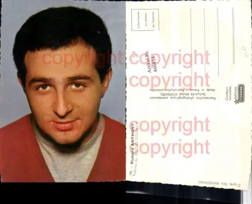 466834,Musiker Sänger Richard Anthony Portrait