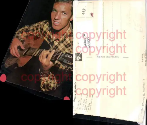 466835,Musiker Sänger Frank Alamo Gitarre
