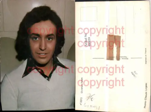 466839,Musiker Sänger Christian Adam Portrait