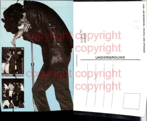 466848,Musiker Sänger Jim Morrison Mehrbildkarte