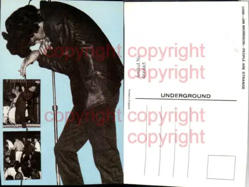 466865,Musiker Sänger Jim Morrison Mehrbildkarte
