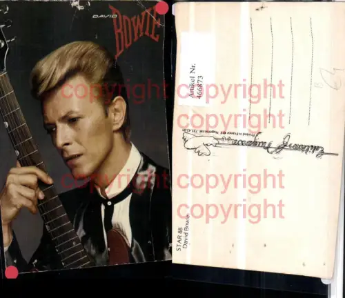 466873,Musiker Sänger David Bowie Gitarre Portrait