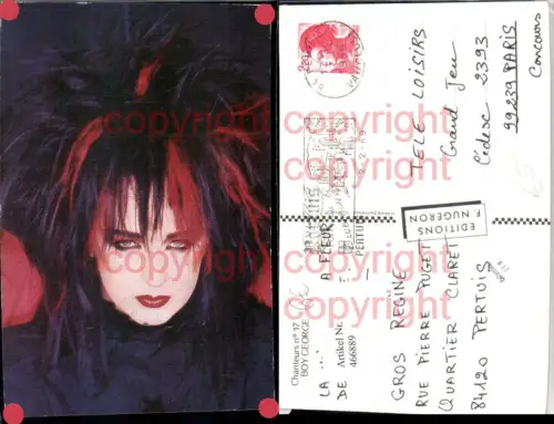 466889,Musiker Sänger Boy George Portrait