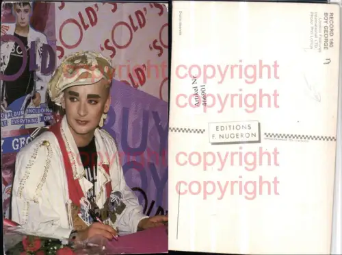 466901,Musiker Sänger Boy George Portrait