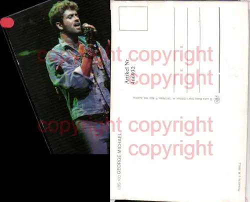 466932,Musiker Sänger George Michael Mikrofon