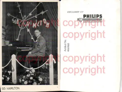 466960,Musiker Sid Hamilton Bühne Klavier