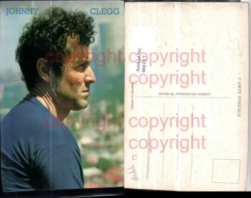 468157,Musiker Sänger Johnny Clegg Portrait