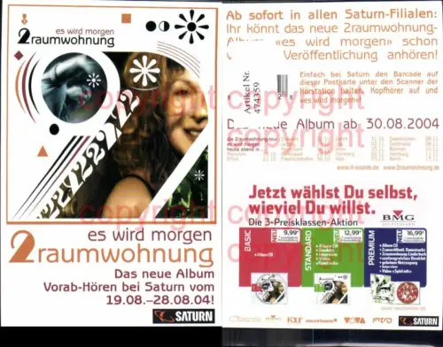 474359,Musiker Band 2raumwohnung Es wird morgen 2004