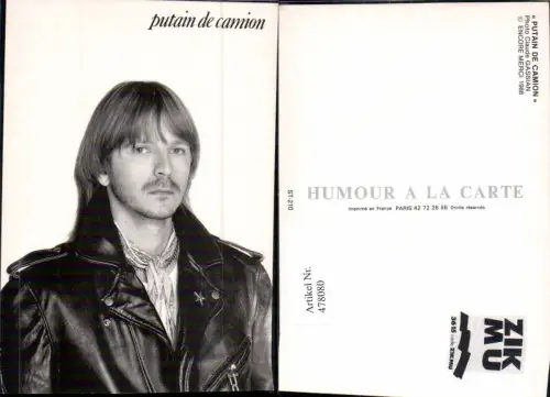 478080,Musiker Sänger Putain de camion Claude Gassian