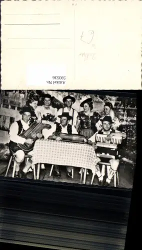 593536,Stahlschmidts Zelttheater Zither Ziehharmonika Trachten