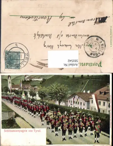 593542,Schützencompagnie Tyrol Tirol Innthal Inntal Trachten Musikkapelle