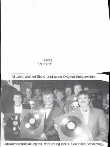 593561,Original Steigerwälder Winfried Stark Goldene Schallplatte