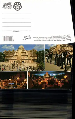 593563,Pyramid Pyramide Mexico Disney Epcot Center