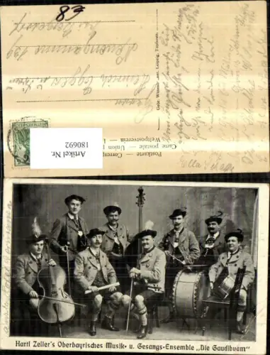180692,Hartl Zellers Ensemble Die Gaudibuam Männer Instrumente