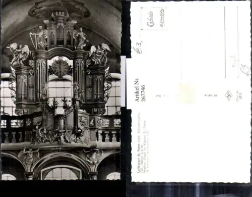 267746,Musik St Peter i. Schwarzwald Walker Orgel i. Kloster