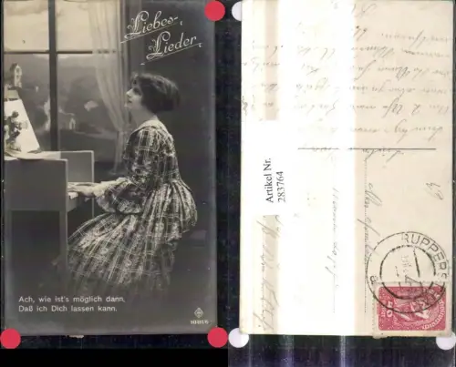 283764,Frau spielt Klavier Musik Liebeslieder Spruch Musik