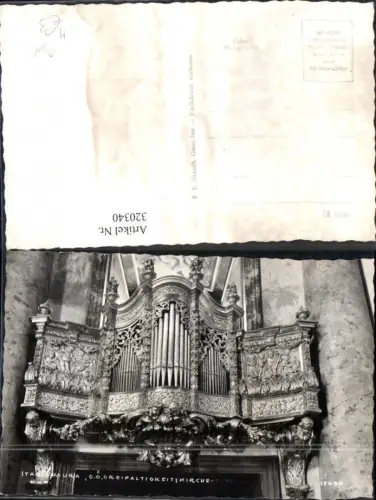 320340,Foto Ak Orgel Stadl-Paura Dreifaltigkeitskirche Künstler Ak Musik
