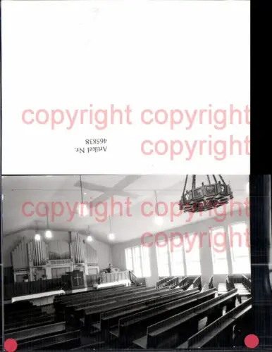 465838,Foto Ak Orgel Kirchen Innen Musikinstrument