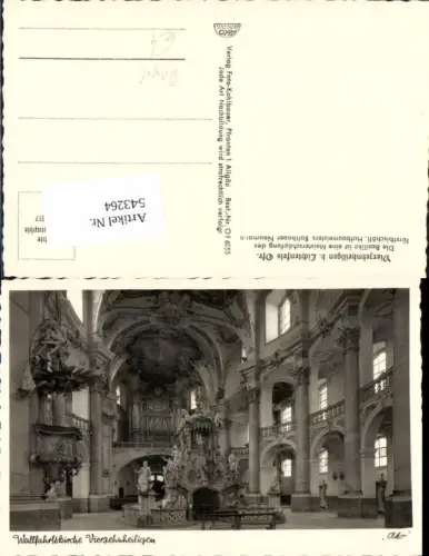 543264,Musik Orgel Kirchenorgel Orgelempore Lichtenfels Vierzehnheiligen