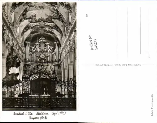 543271,Musik Orgel Kirchenorgel Orgelempore Amorbach odenwald