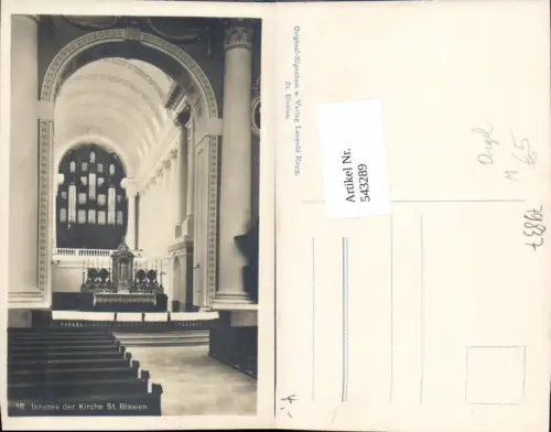 543289,Musik Orgel Kirchenorgel Orgelempore St. Blasien